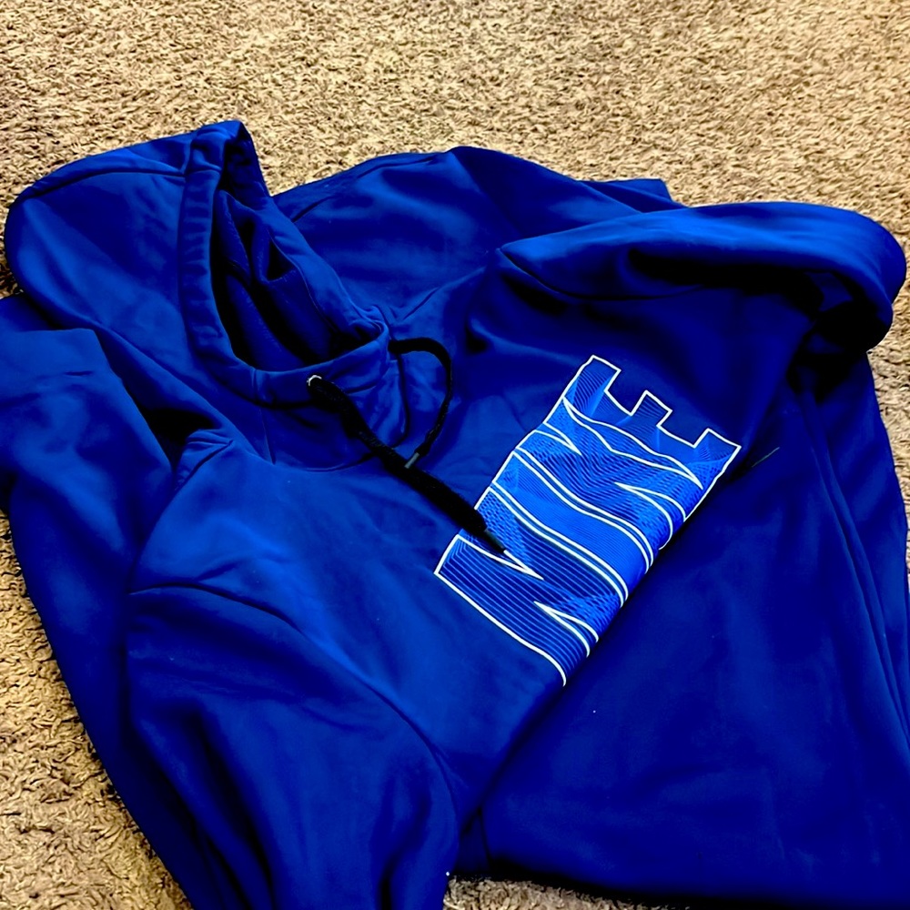 Navy dri fit nike jogging set